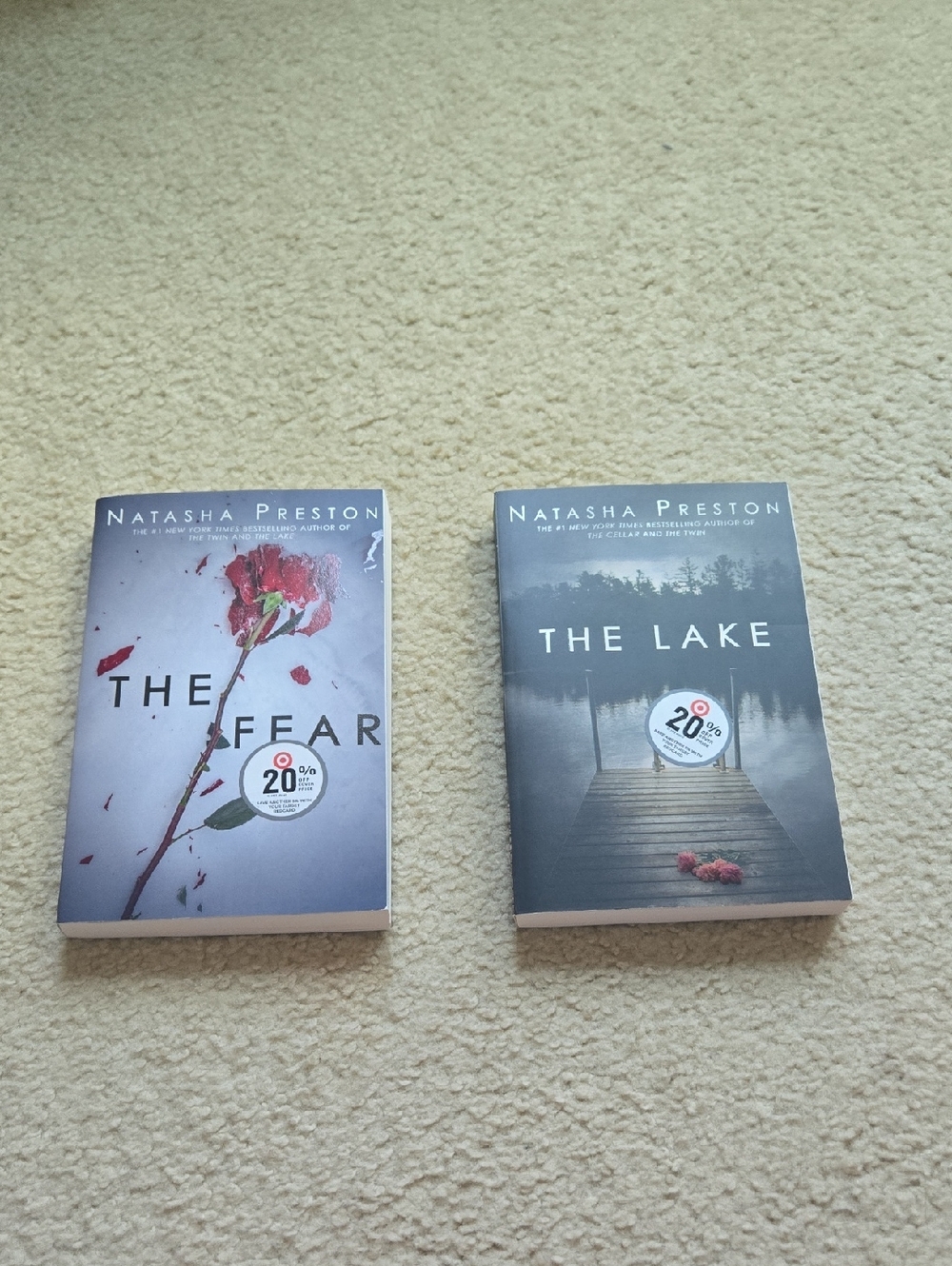 Natasha Preston Paperback Set - The Fear & The Lake - Gray Covers